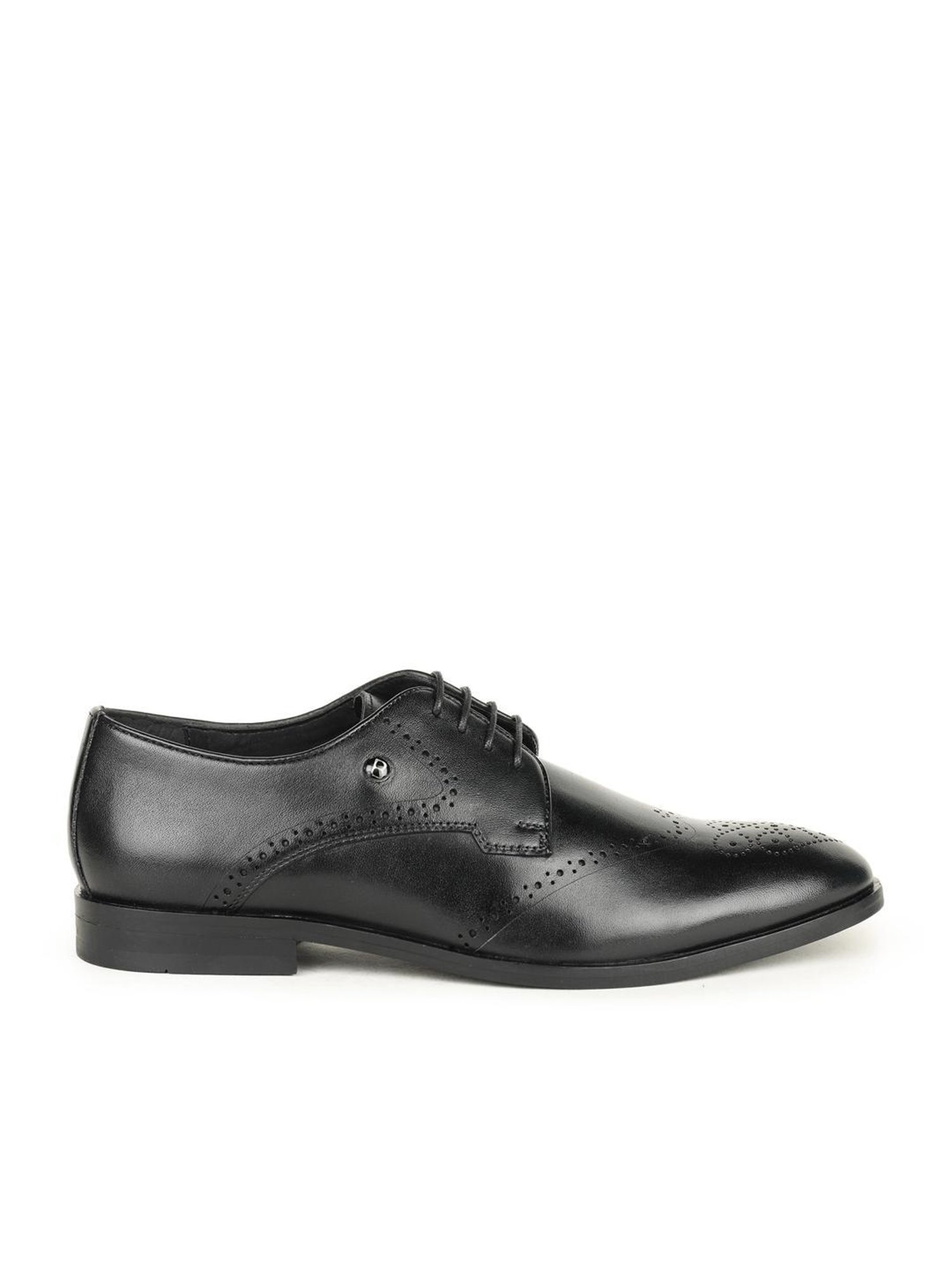 Britmen Men's Black Brogue Shoes