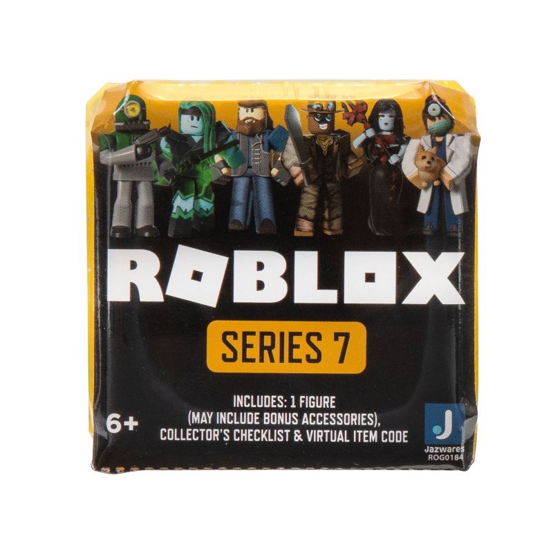Roblox Celebrity Collection - Series 7 Mystery (Neon Yellow Assortment) (Includes Exclusive Virtual Item)