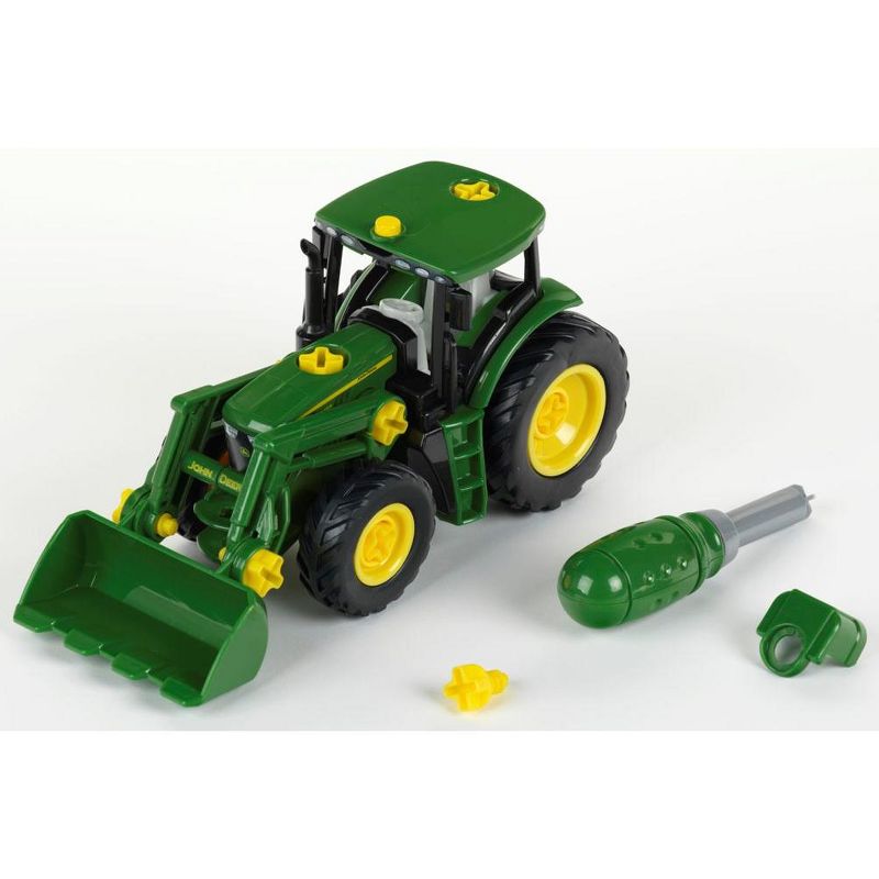 Theo Klein John Deere Tractor with Front Loader and Weight, Green