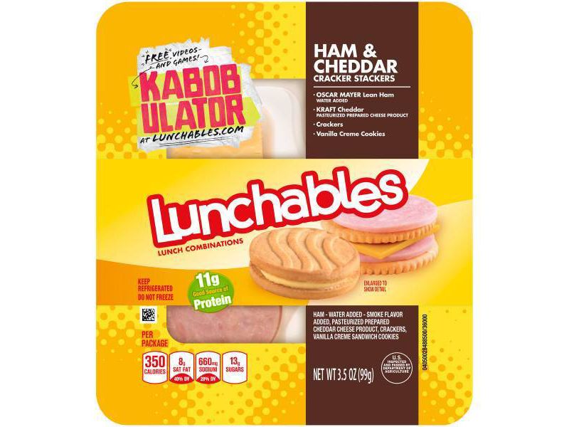 Oscar Mayer Lunchables Ham & Cheddar with Cracker Stackers - 3.5oz