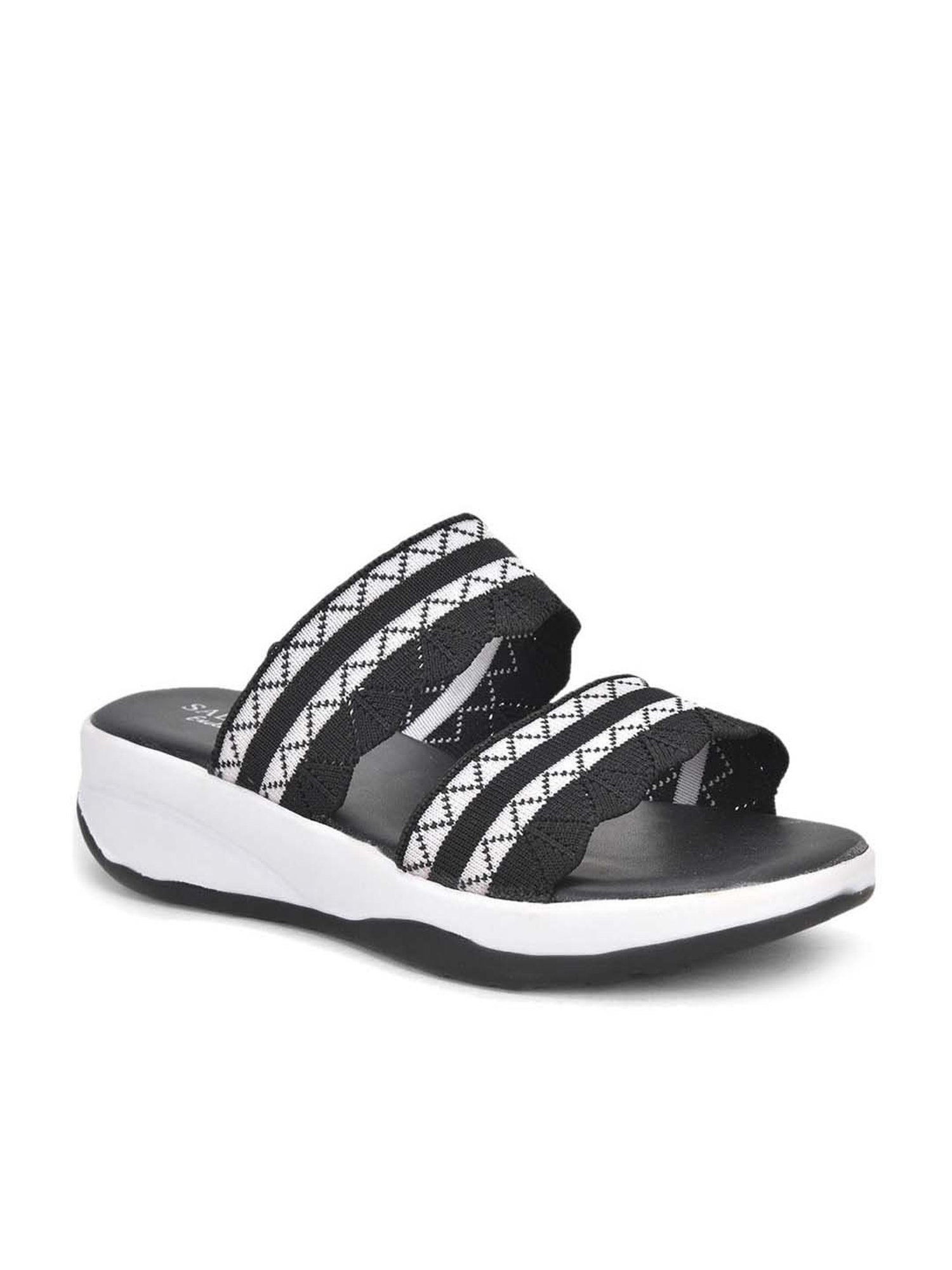 Salario Women's Black Casual Wedges