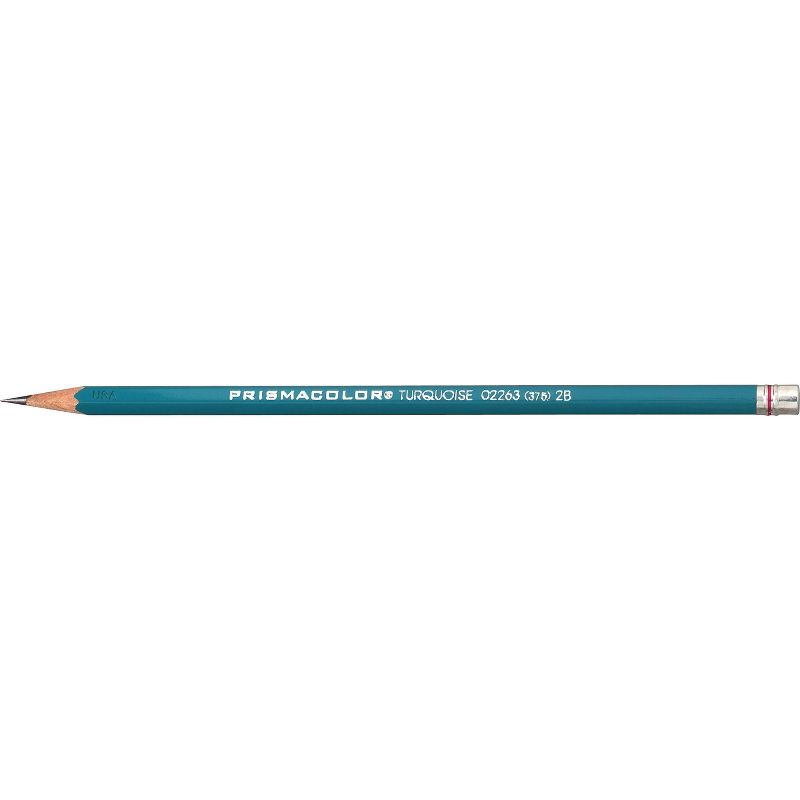Prismacolor Turquoise Drawing Pencil 4B 1.98 mm Dozen 2268