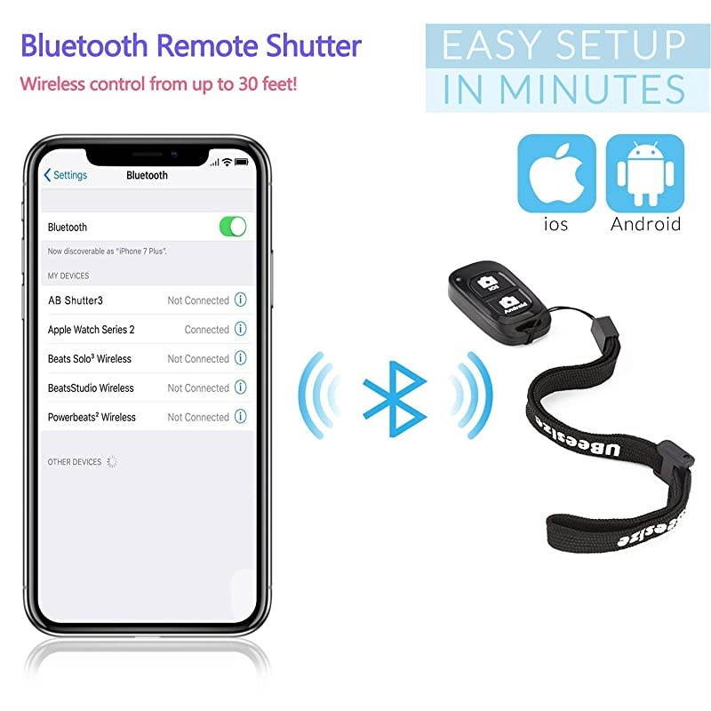 Flexible Camera Tripod,  12 Inch Mini Tripod Stand GoPro/Action Cam/DSLR Canon Nikon Sony, Smartphone Tripod Stand with Cell Phone Holder, Compatible with iPhone/Android - Waterproof