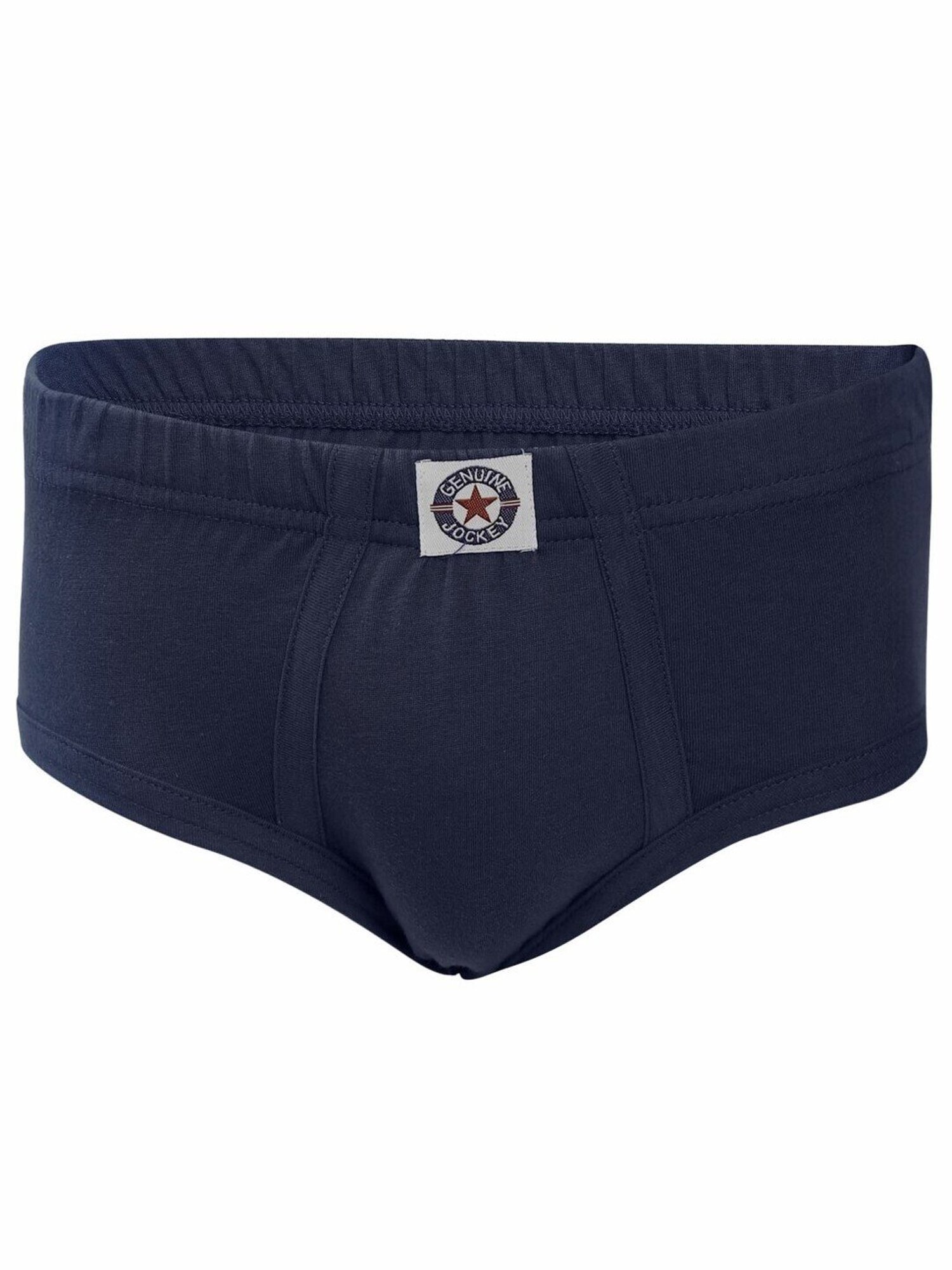 Jockey Boys Navy Solid Brief (Pack Of 2)