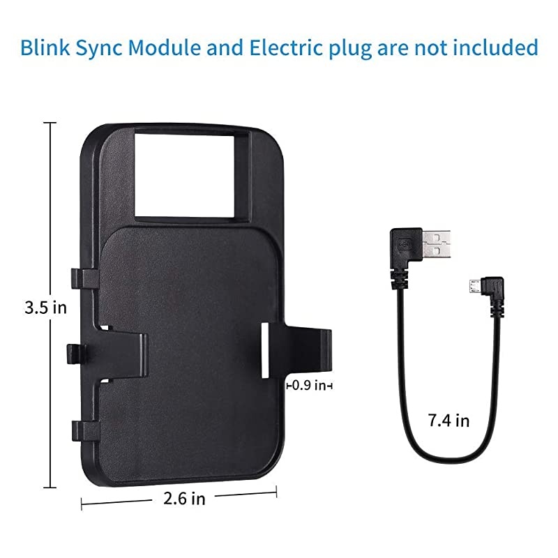 Xt2 Wall Mount Bracket 3 Pack Plastic HousingMount with Sync Module Outlet Mount for Xt2Xt Indoor Outdoor Cameras Security System Black