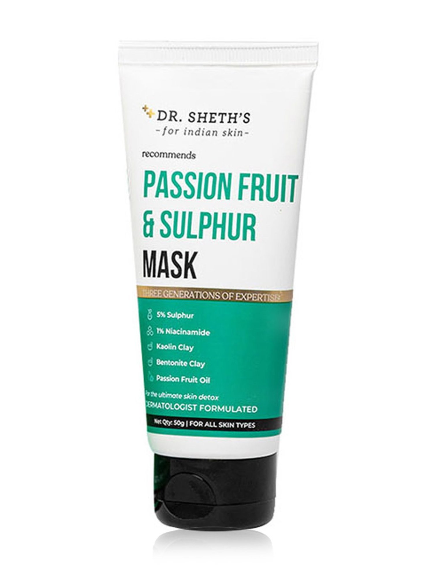 Dr. Sheth&iquest;s Passion Fruit & Sulphur Mask - 50 gm