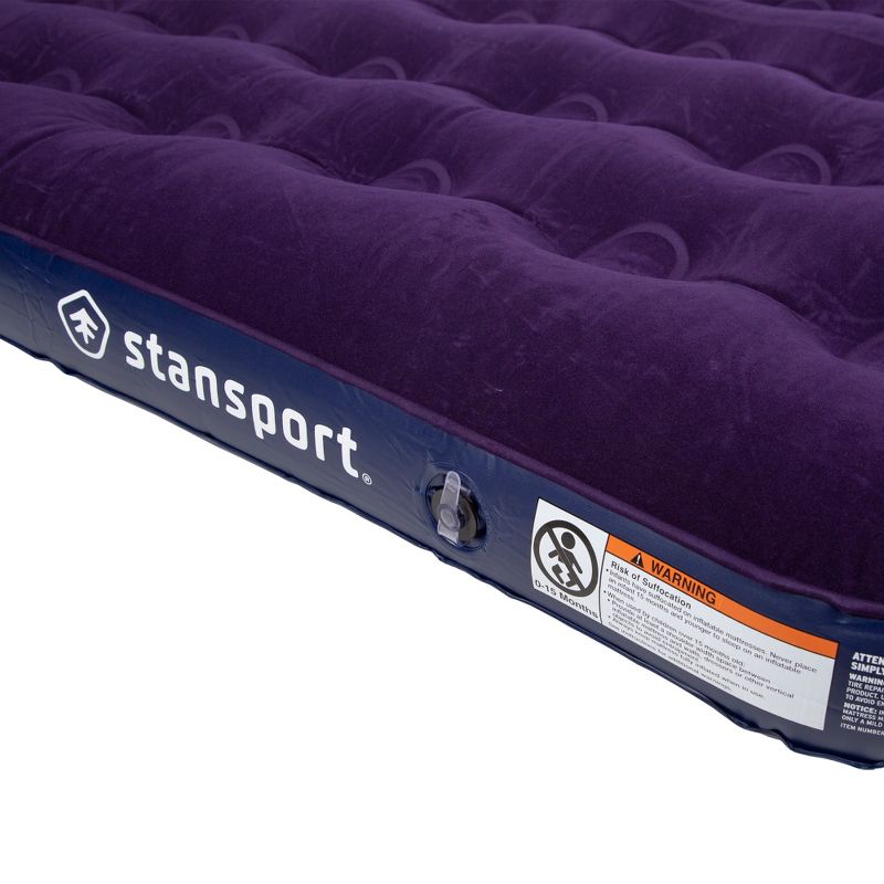 Beautyrest Comfort Plus 17" Anti-Microbial Air Mattress with Pump - Full