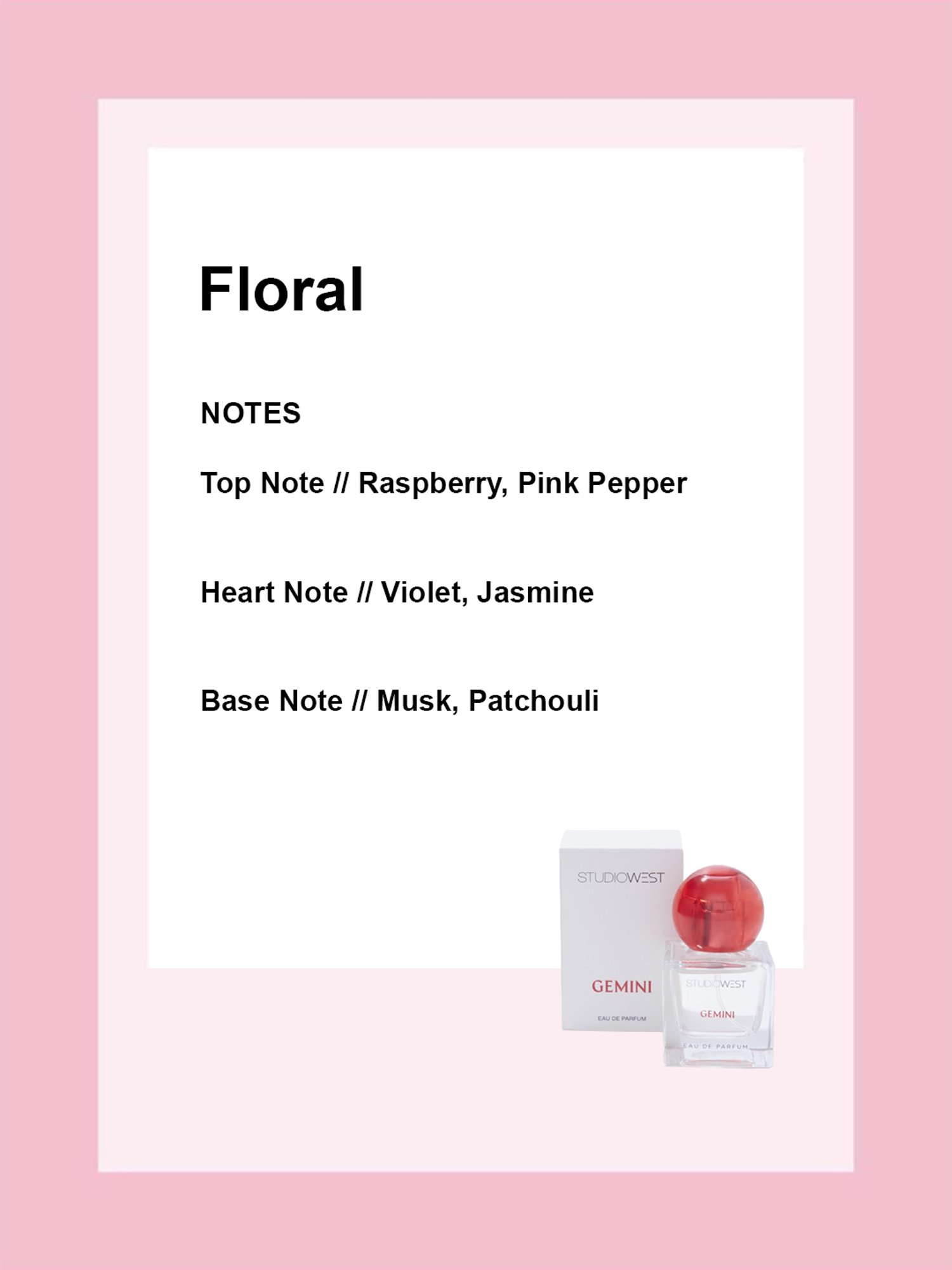 Studiowest Gemini Eau de Parfum - 25 ml