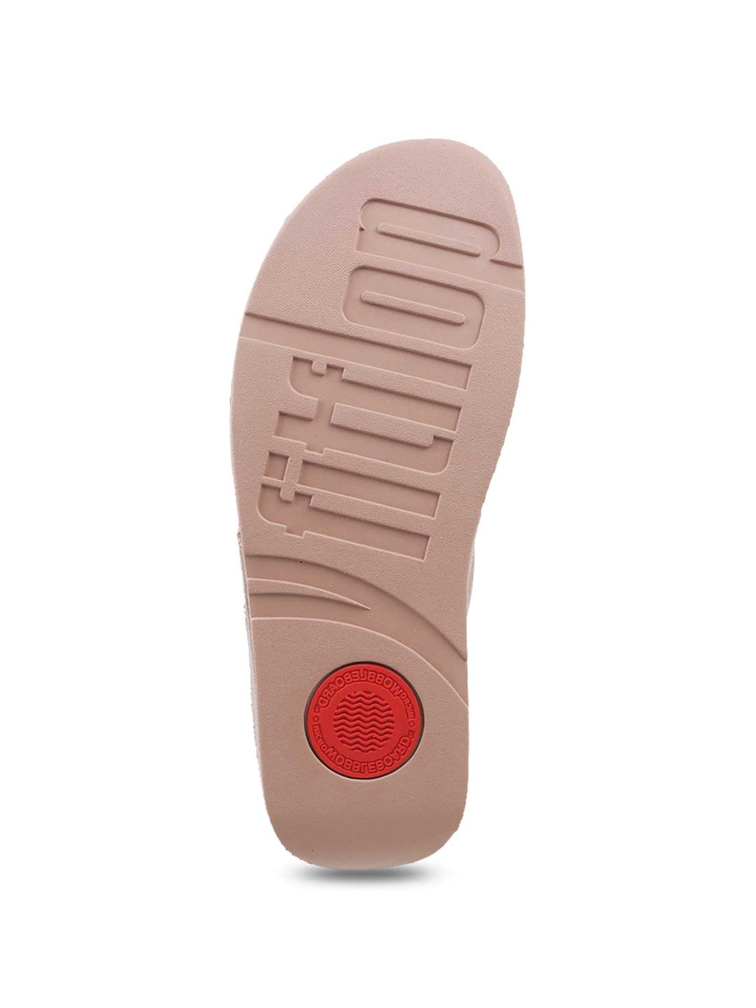 FitFlop Women's Rose Gold Thong Wedges