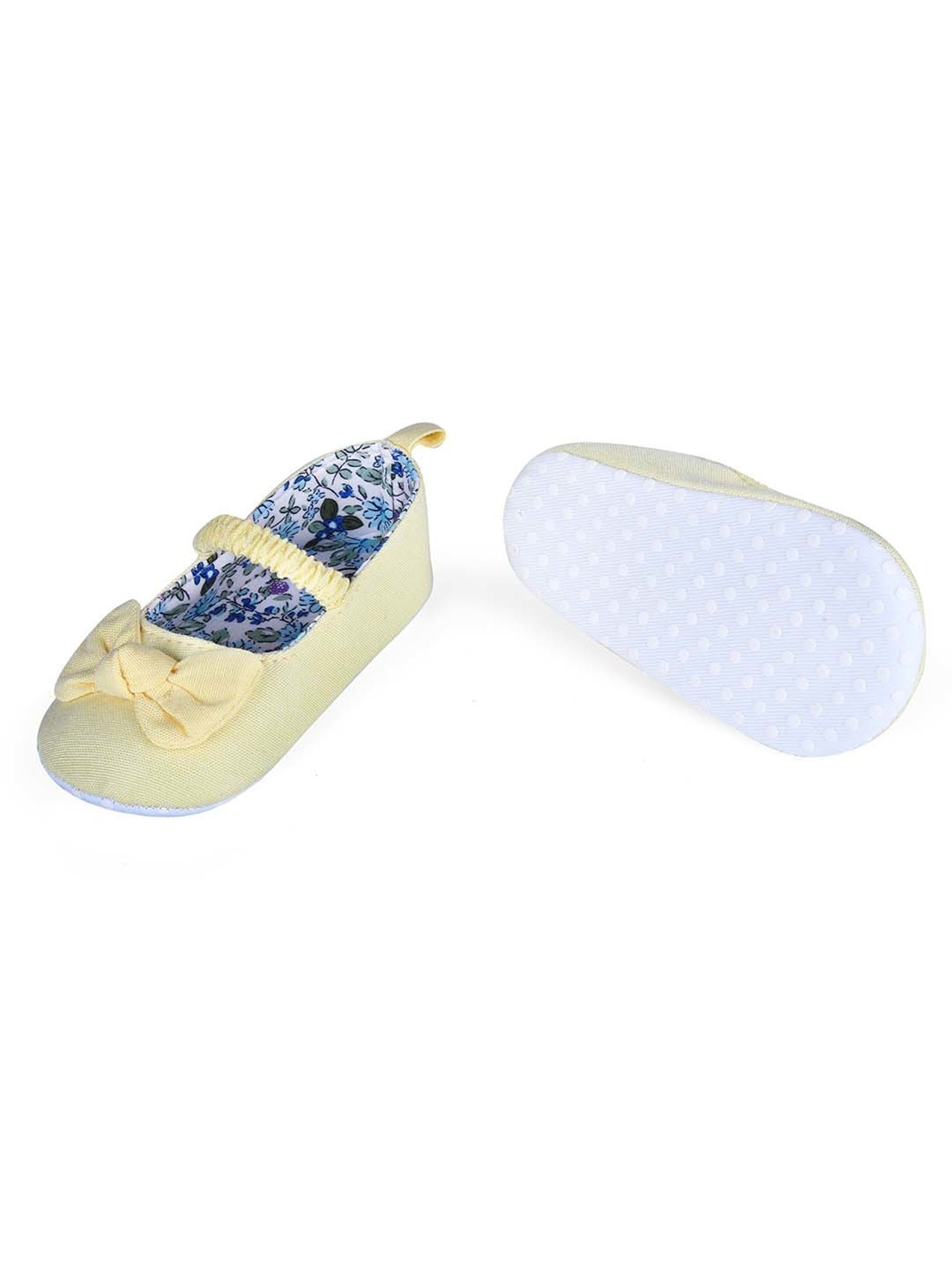 Baby Moo Kids Yellow & Blue Mary Jane Shoes