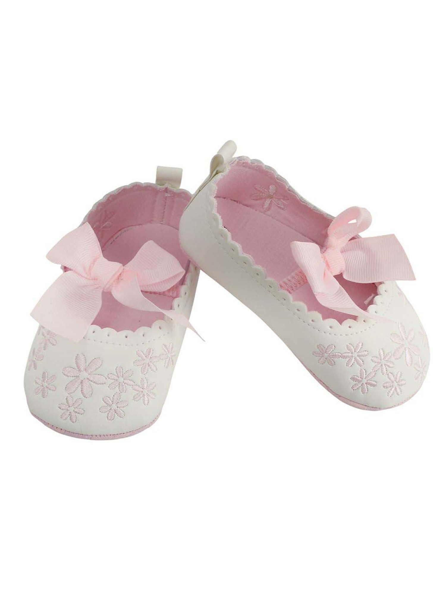 Baby Moo Kids White Casual Mary Jane Shoes