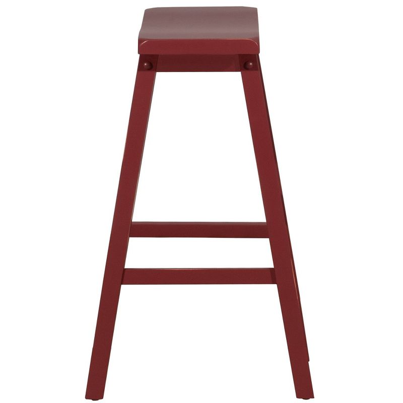 30" Morena Backless Barstool Red - Hillsdale Furniture