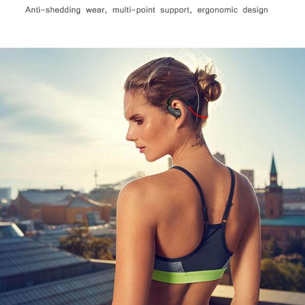 AWEI NFC Wireless Bluetooth Earphone Sport Waterproof Wireless Headphones with mic Stereo Bluetooth Headset for phone