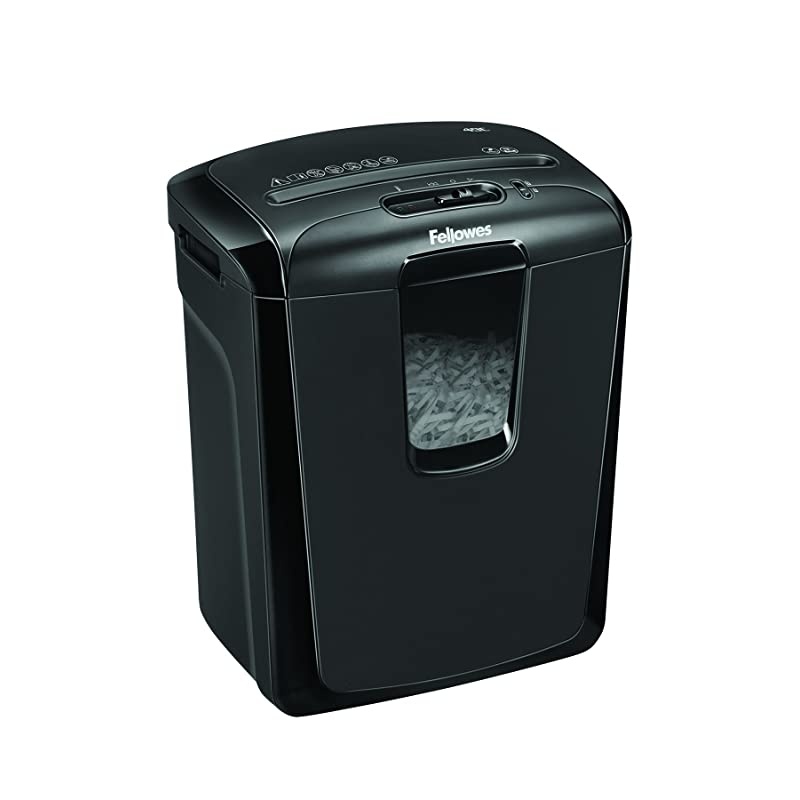 Powershred 49C 8Sheet CrossCut Paper and Credit Card Shredder 4605801 Black