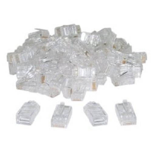C&E Cat6, Cat5e crimp connectors, 100 Pieces