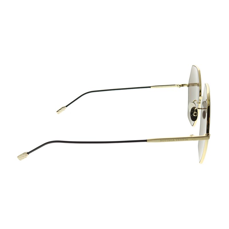 Bottega Veneta Hexagon  003 Unisex Fashion Sunglasses Gold 60mm