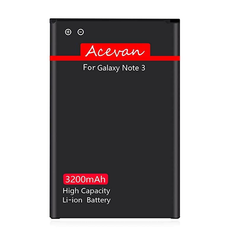 Note 3 Battery  3200mAh Liion Battery Replacement for Samsung Galaxy Note 3 N900 Verizon N900V Sprint N900P TMobile N900T ATT N900A N9005 LTE Galaxy Note 3 Batteries 3 Year Warranty
