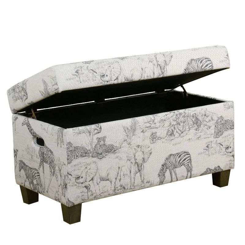 Kids' Jungle Storage Bench - HomePop