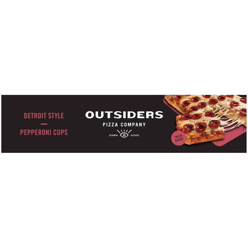 Outsiders Pizza Company Detroit Style Pepperoni Frozen Pizza - 28.1oz