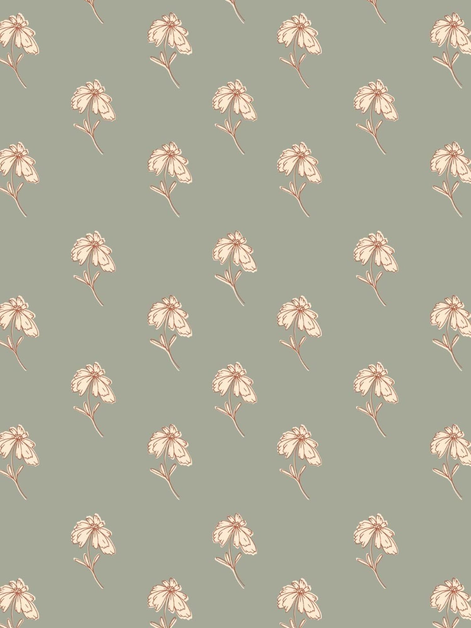 SPACES DRAPE STORY Boho Floral Green Polyester 5 ft Sheer Window Curtains - Set of 2