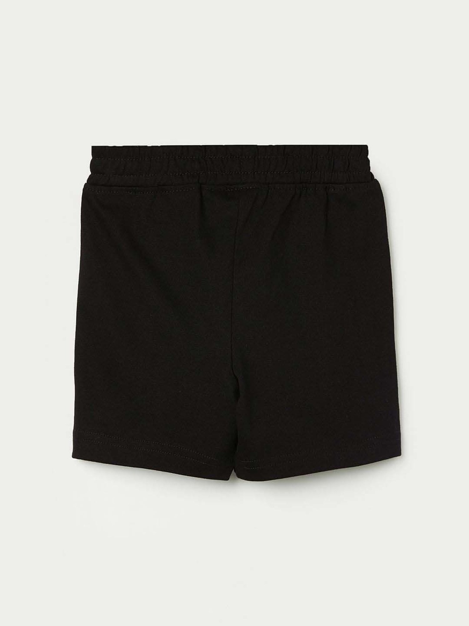 Juniors by Lifestyle Kids Black Cotton Cotton Short