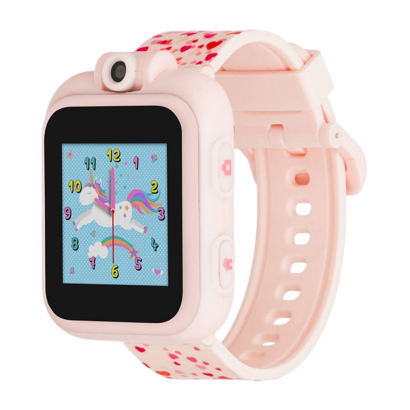 PlayZoom Interactive Educational Smartwatch for Kids 48mm - Blush with Hearts Band
