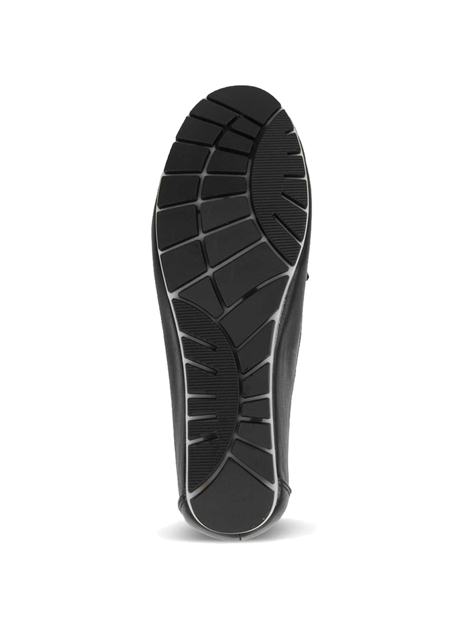 Tresmode Women's Black Wedge Loafers