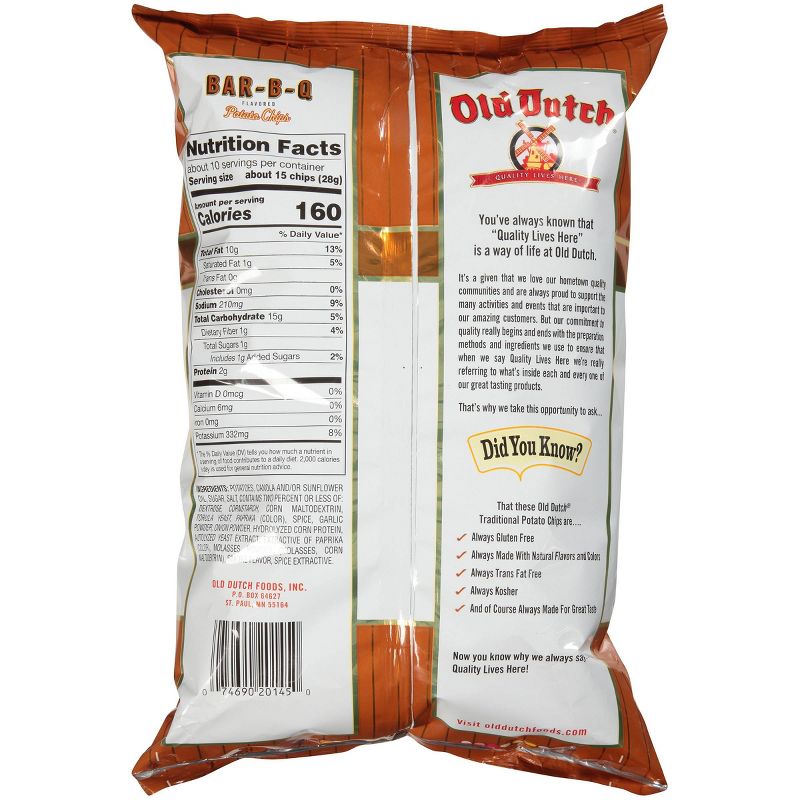 Old Dutch Family Pack Bar-B-Que Potato Chips - 9.5oz
