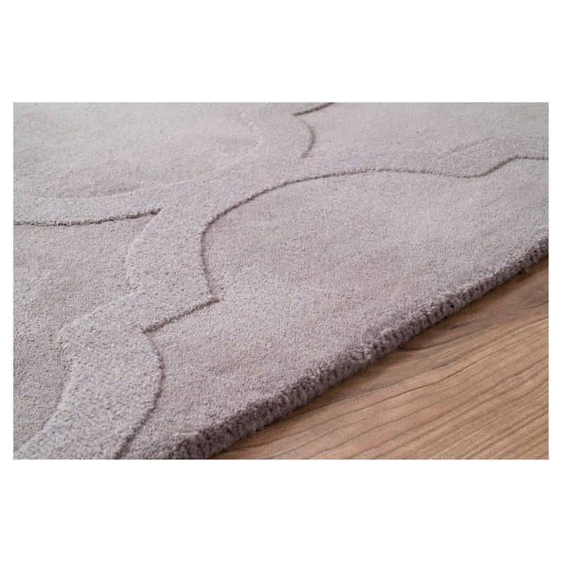 5'x8' Wool Hand Tufted Maybell Area Rug Gray - nuLOOM
