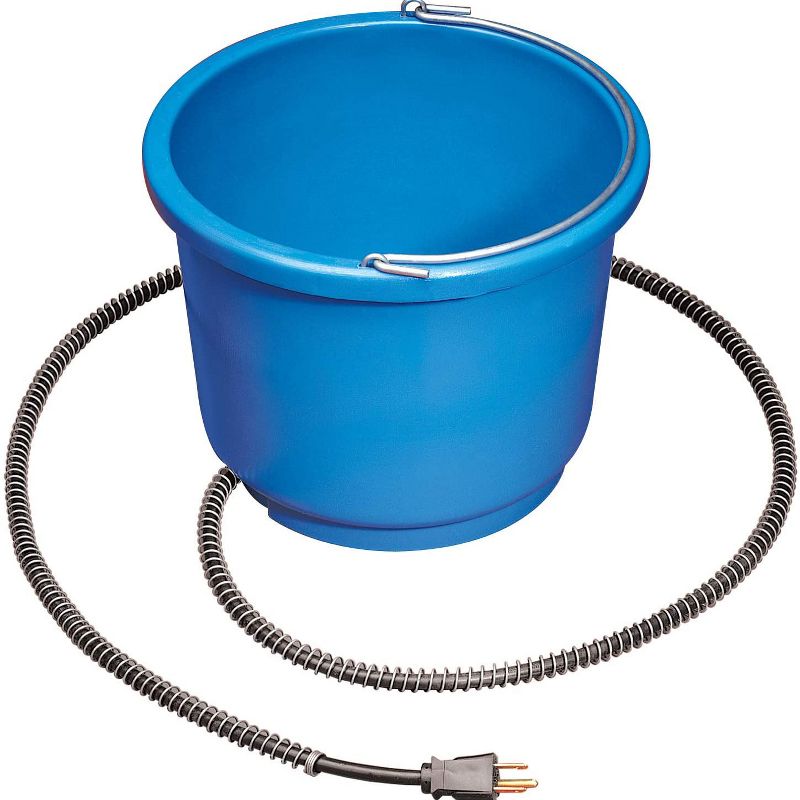 MIller Manufacturing Company 9-Quart Round Heated Bucket with Anti-Chew Cord
