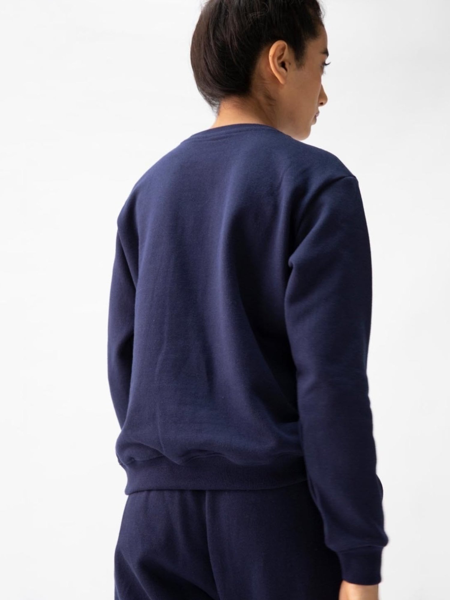 Saltpetre Classic Organic Cotton All Season Navy Blue Sweatshirt