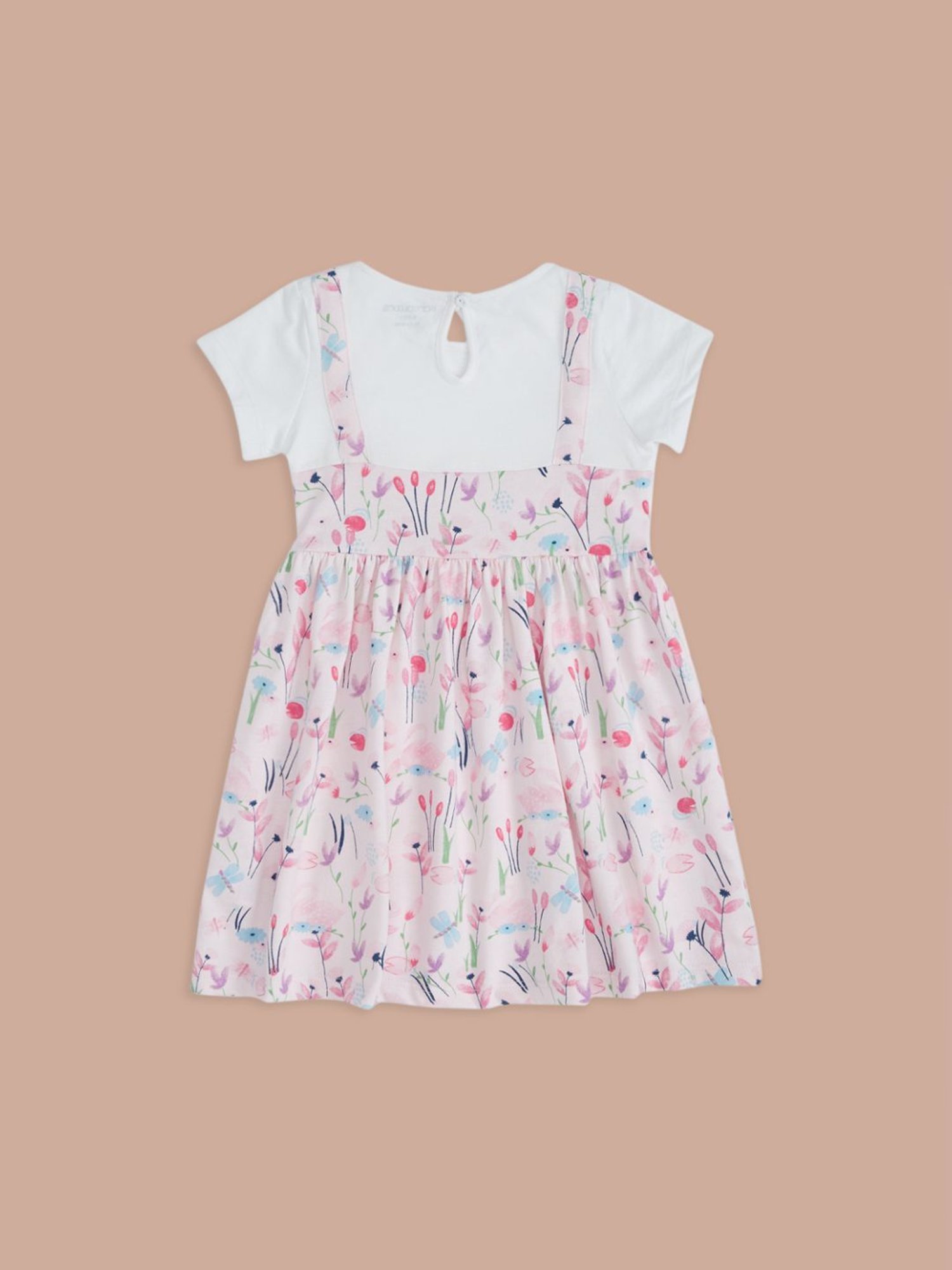 Ed-a-Mamma Baby Multicolor Printed Dress (Pack Of 2)