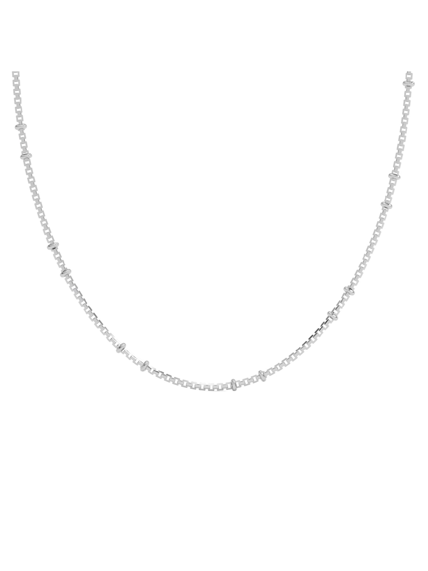 Clara Pure 925 Silver Ball Chain Necklace Gift for Men and Boys