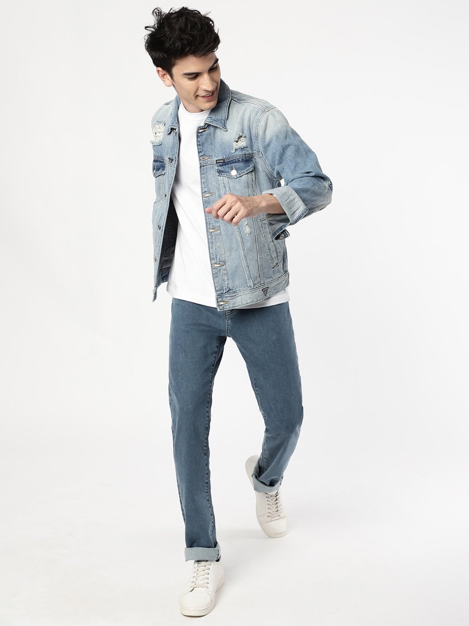 Passion Blue Comfort Fit Lightly Washed Jeans