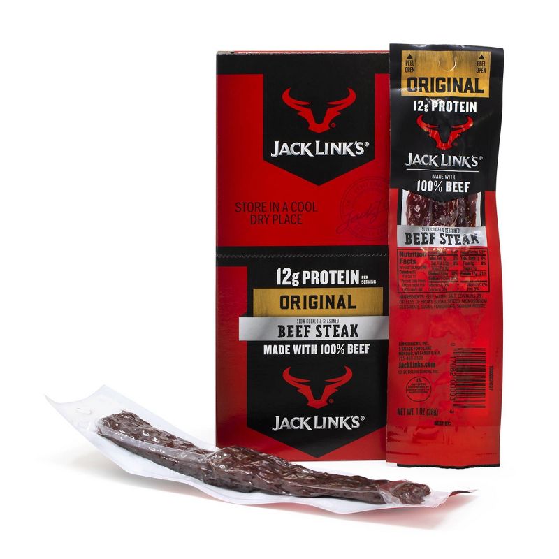 Jack Link's Original Beef Steak Snack Sticks - 12oz/12ct
