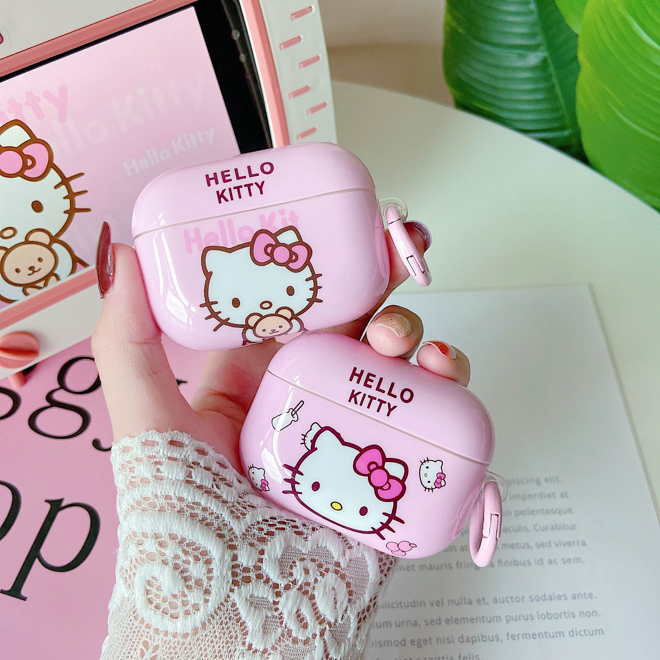 Case for AirPods Pro Case Cute Case for AirPods 3 Kids Girls Teens Women Boys With Pretty Design With Keychain Pretty Design