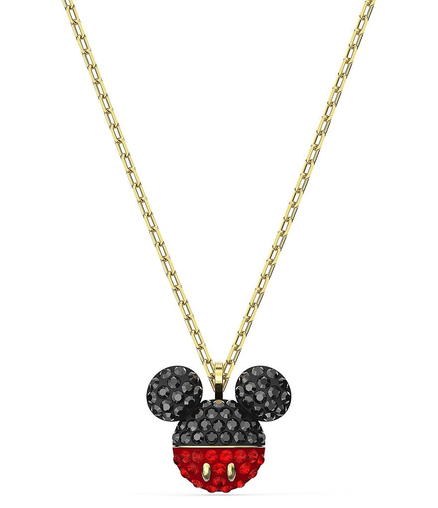 Swarovski Mickey & Minnie Pendant Necklace
