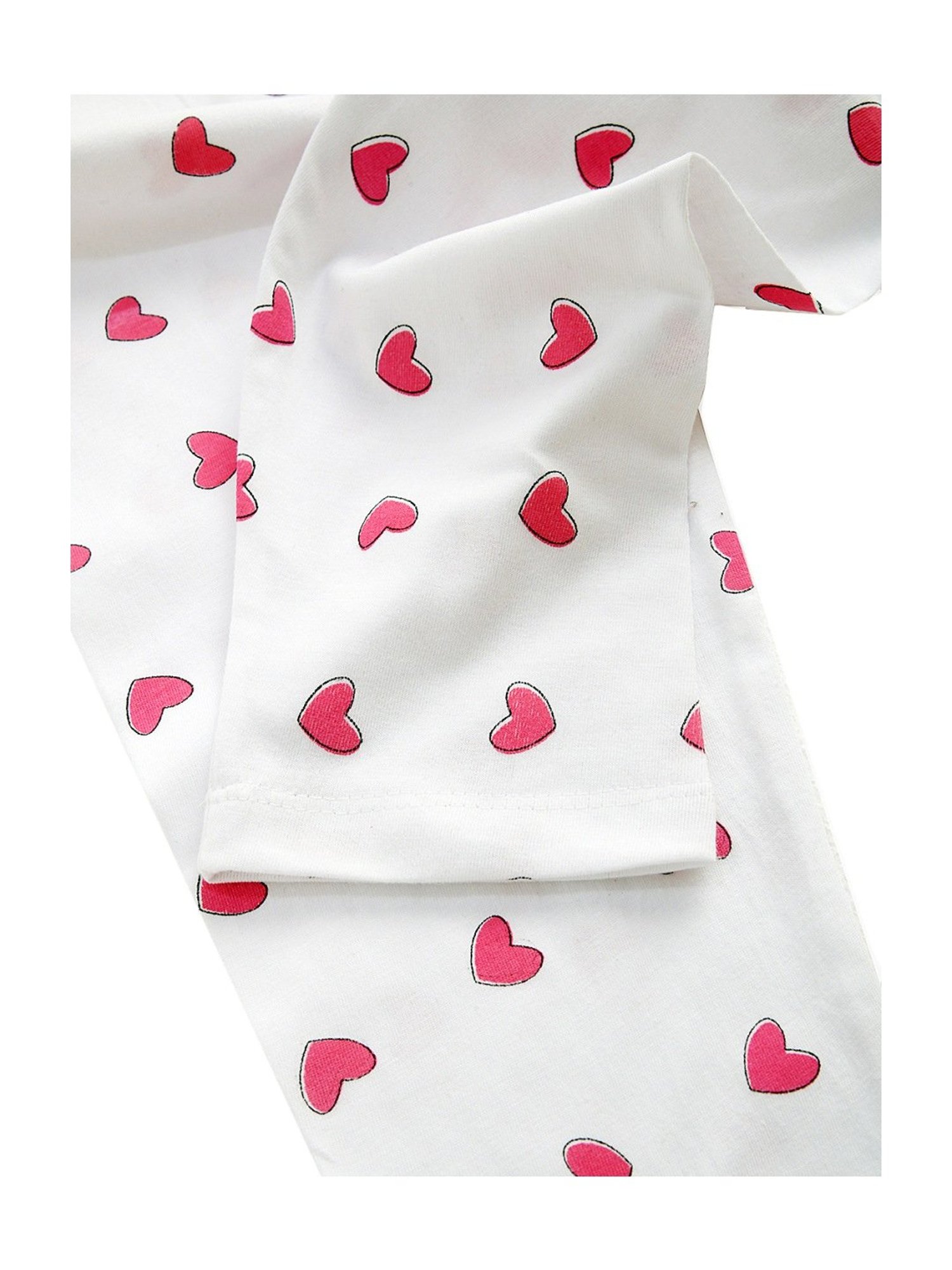 Kids Craft White Cotton Printed T-Shirt & Pants