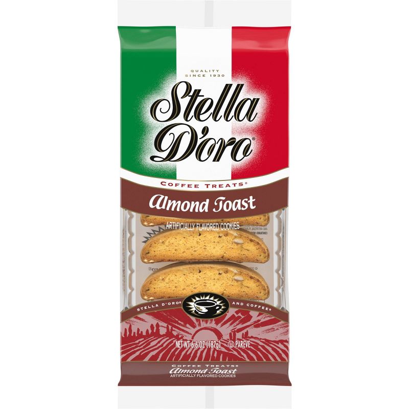 Stella Doro Coffee Treats Almond Toast Cookies - 6.6oz