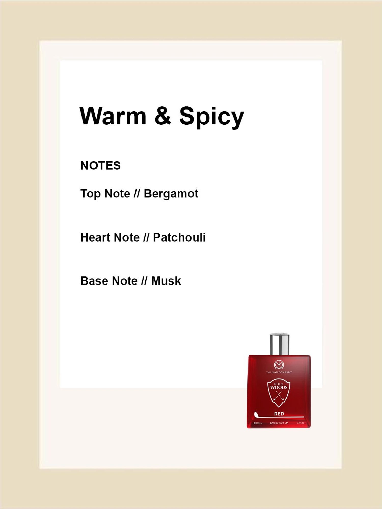 THE MAN COMPANY Polo Woods Red Eau de Parfum for Men & Women - 100 ml