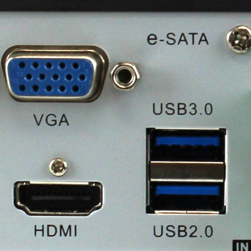 GW5532NS (No HDD) GW 32 Ch 4K Smart NVR H.264/H.265 Surveillance Recorder, Compatible All ONVIF IP Camera Up to 4K Cameras, 20TB HDD Capacity, Smart Time Bar Search, Motion Recording Smartphone P2P