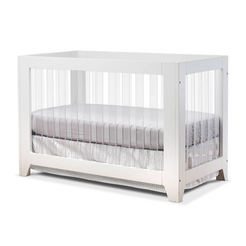 Sorelle Soho Acrylic Crib - White