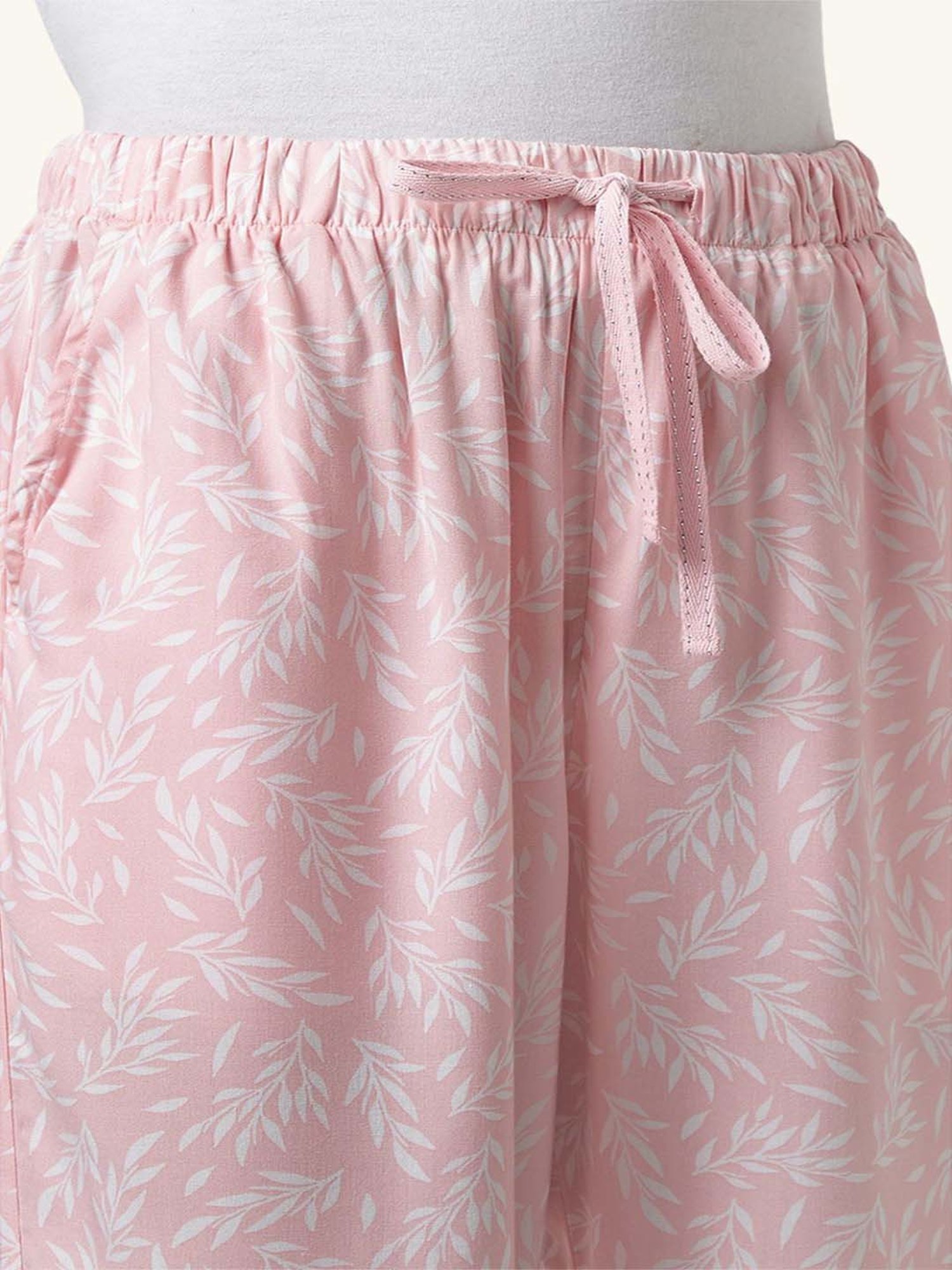 Dreamz by Pantaloons Pink Printed Pyjamas