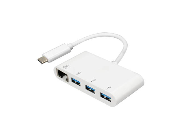 inland 09731 USB3.1 Type-c to USB 3.0x3 / Ethernet