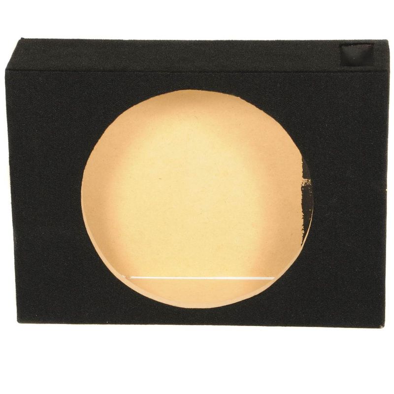 QPower SHALLOW110 Single 10 Inch Vented Shallow Subwoofer Sub Box Enclosure