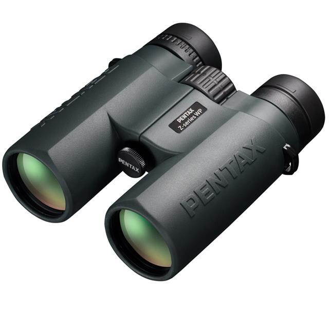 Pentax 10x43 ZD Series WP Roof Prism Binocular, 6.0 Degree Angle of View, Green