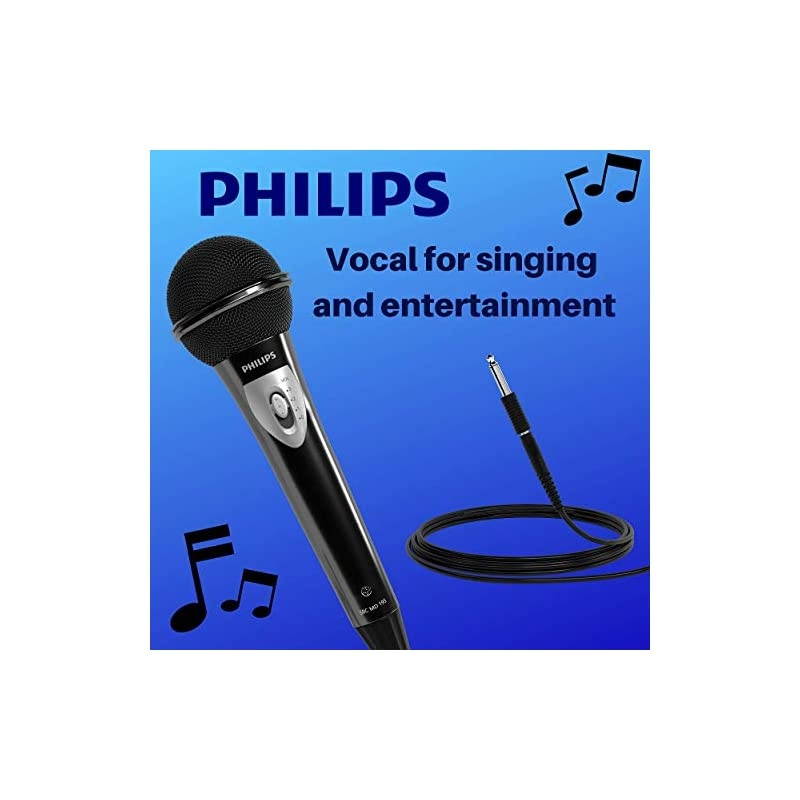 Vocal Dynamic Microphone Wired Mic Audio Technica Microphone Professional for Vocal and Singing with Volume Control with 16 Feet XLR Audio Cord