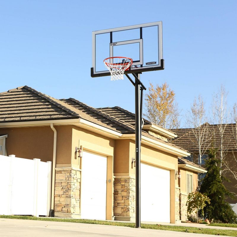 Lifetime 52" Adjustable In-Ground Basketball Hoop