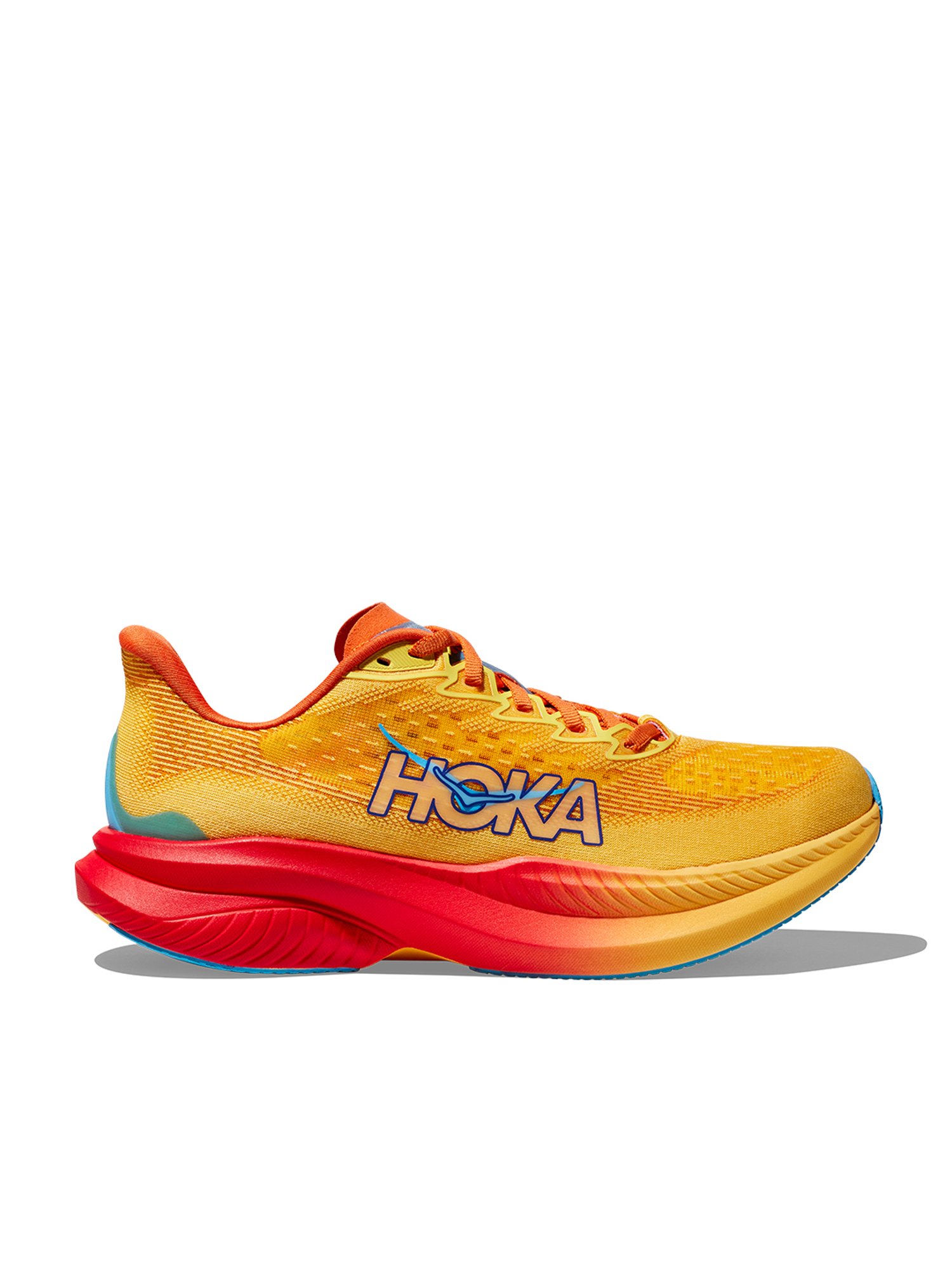 Hoka Women's W MACH 6 Poppy & Squash Running Shoes