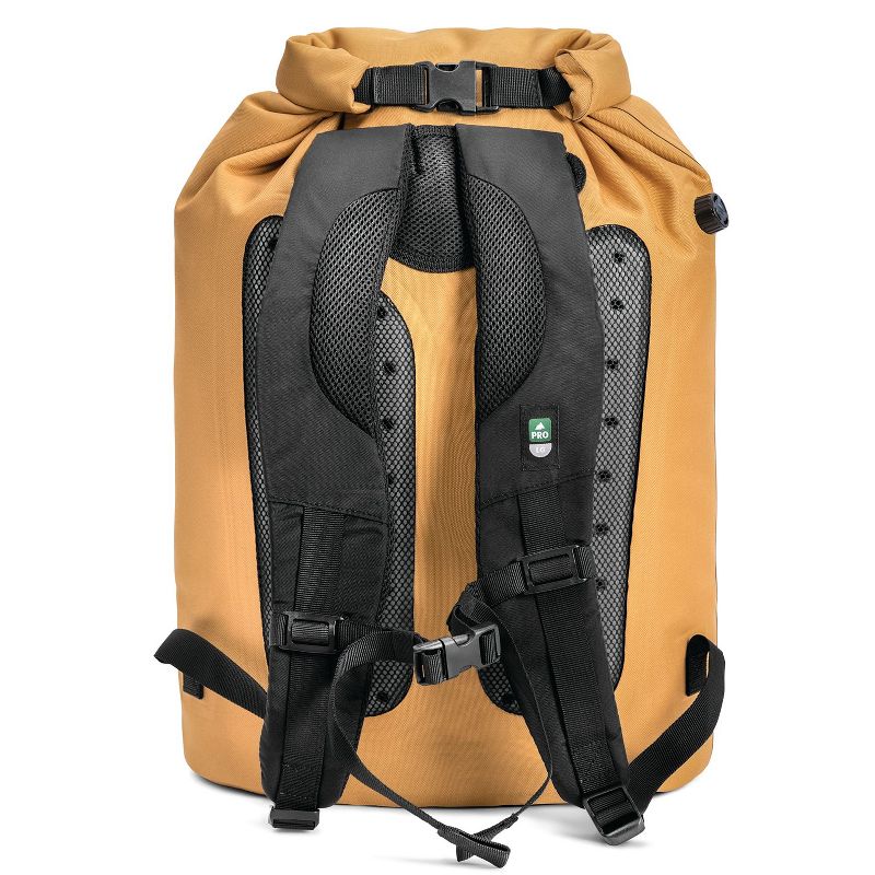 IceMule 1014-TB Pro Large Collapsible Portable Soft Sided Roll Top 23 Liter 18 Can Lightweight Insulated Waterproof Leak Proof Backpack Cooler Bag